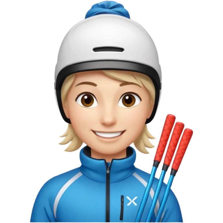 Xc skier emoji
