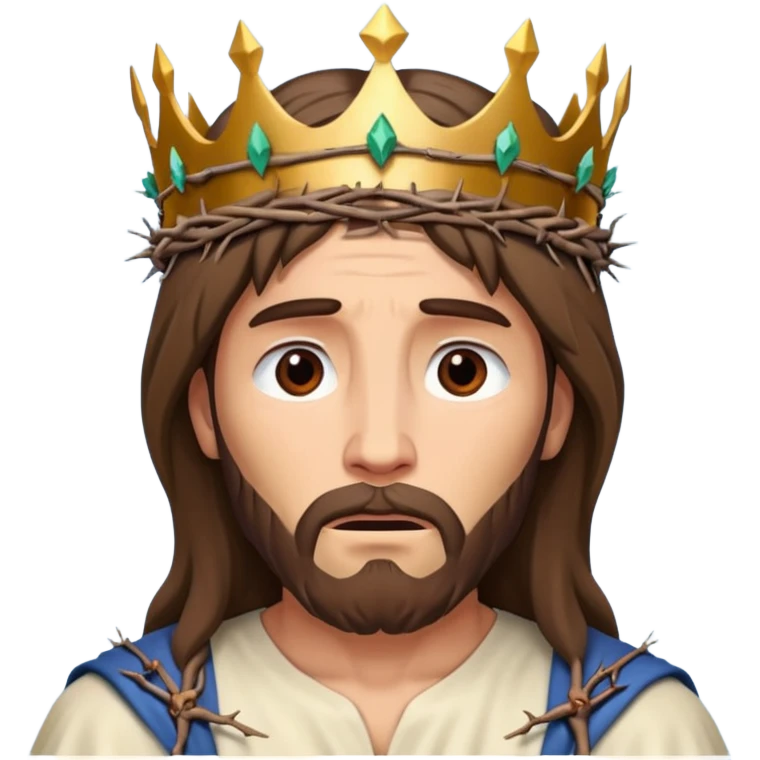 Jesus thorn crown emoji