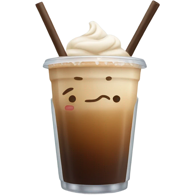 Ice coffee emoji