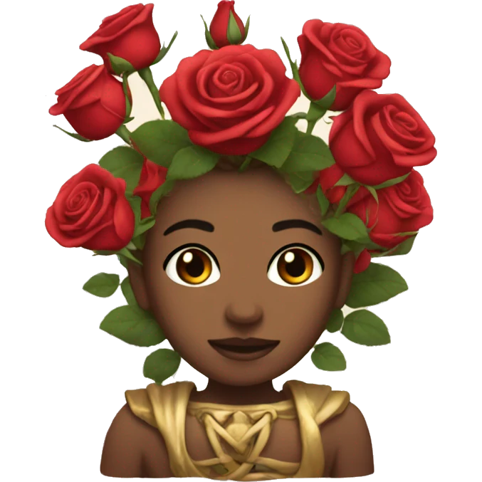 roses with idol emoji