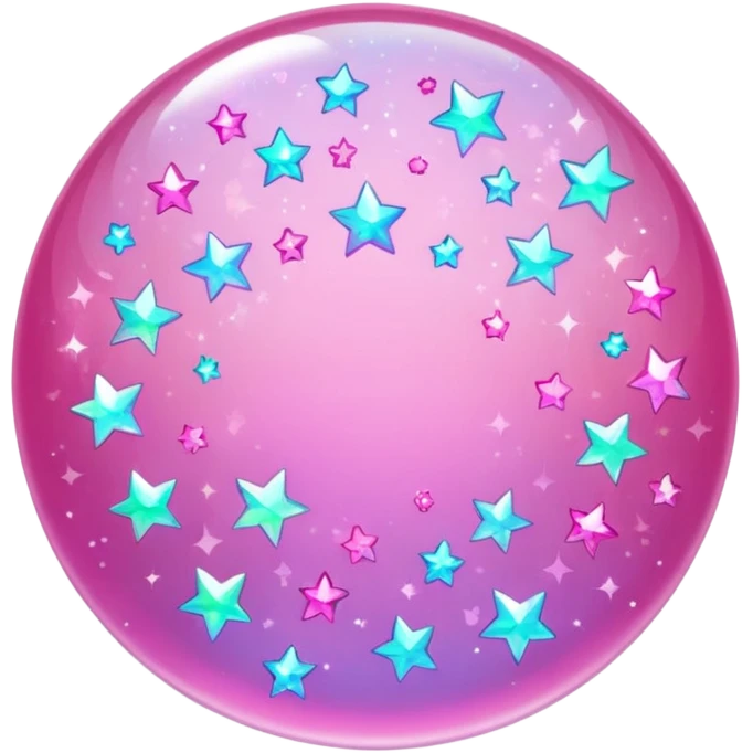 Pink sparkles emoji
