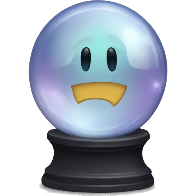 mlack crystal ball emoji