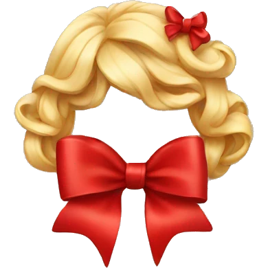 Red bow emoji