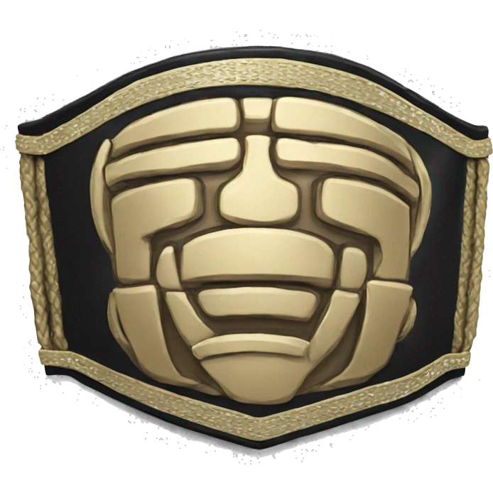 Championship belt  emoji