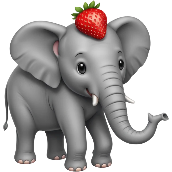 🍓🐘 emoji
