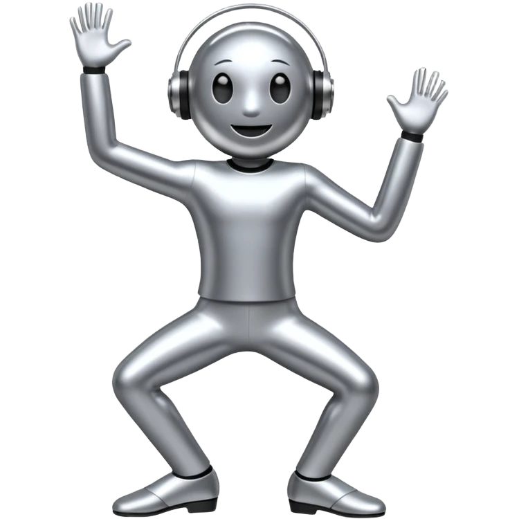 dancing computer emoji