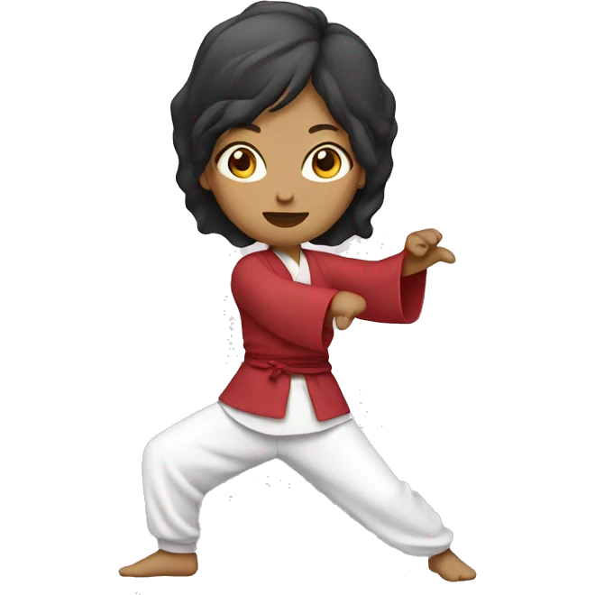women tai chi emoji