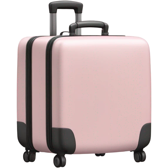 modern light pink suitcase emoji