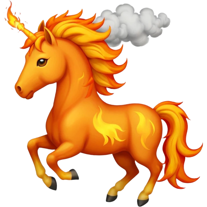 fire horse emoji to push notification . more fire on the horse emoji