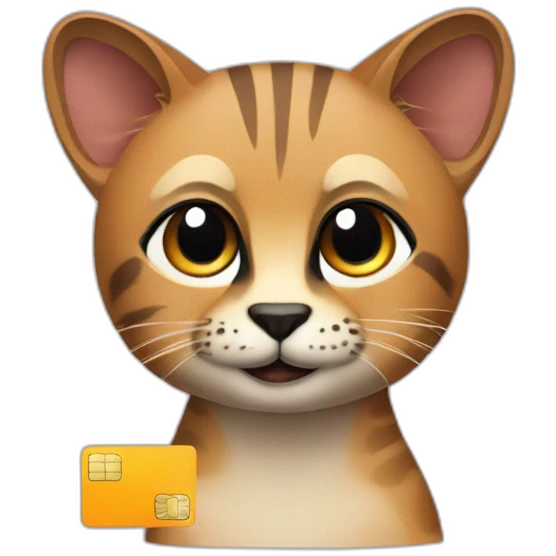 suricat with credit card emoji