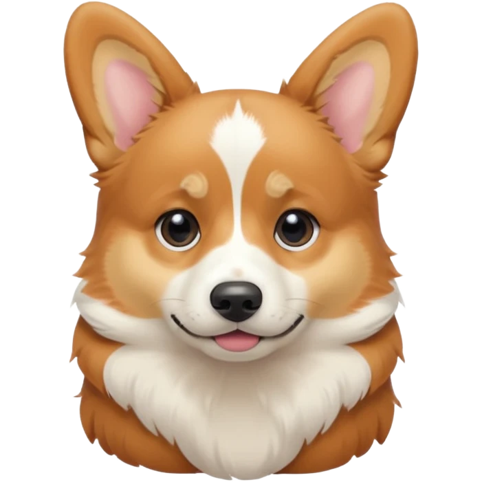 tri-color corgi with tears emoji