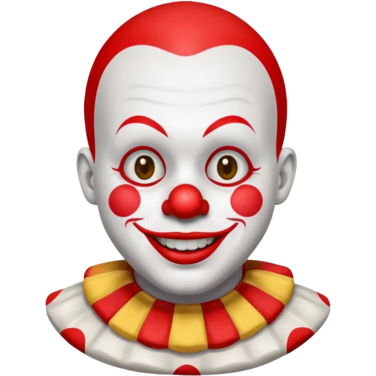 buzz cut clown emoji