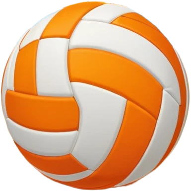 A volleyball resting on the yellow sand on a beach, with the net in the background and a scenic view of the ocean and sky. The scene captures the relaxed yet competitive vibe of beach volleyball, with warm sunlight and the natural beauty of the beach. emoji