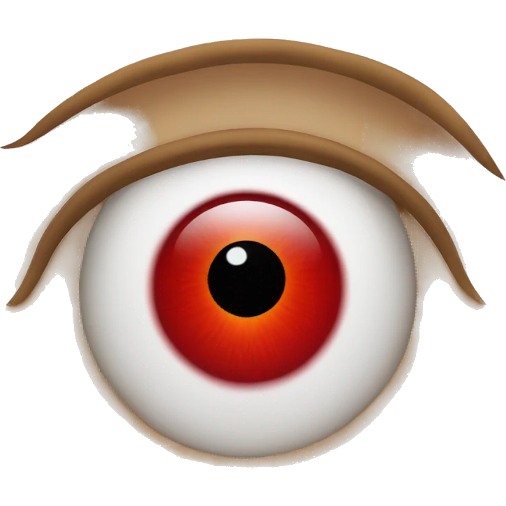 Red Eye emoji