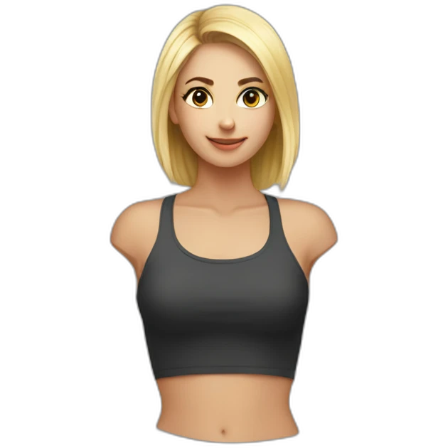 Croptop invisible emoji
