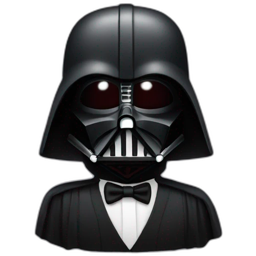 Darth vader in suit emoji