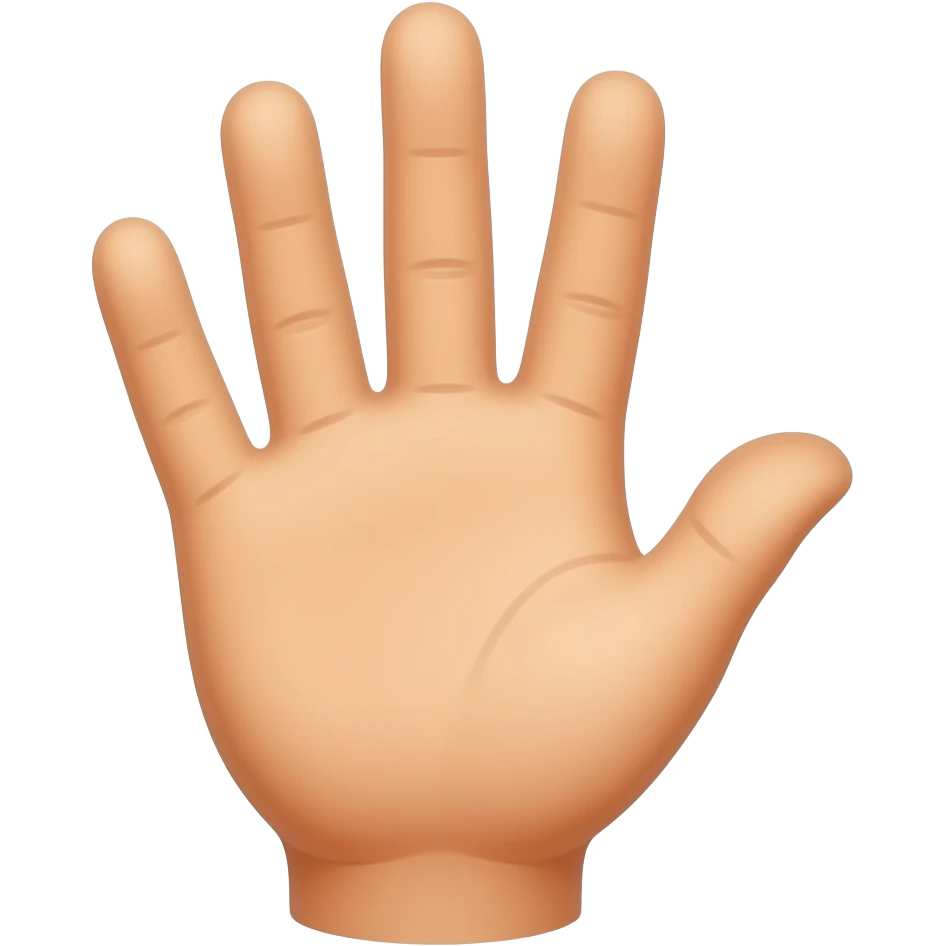 Waving hand in front of face emoji