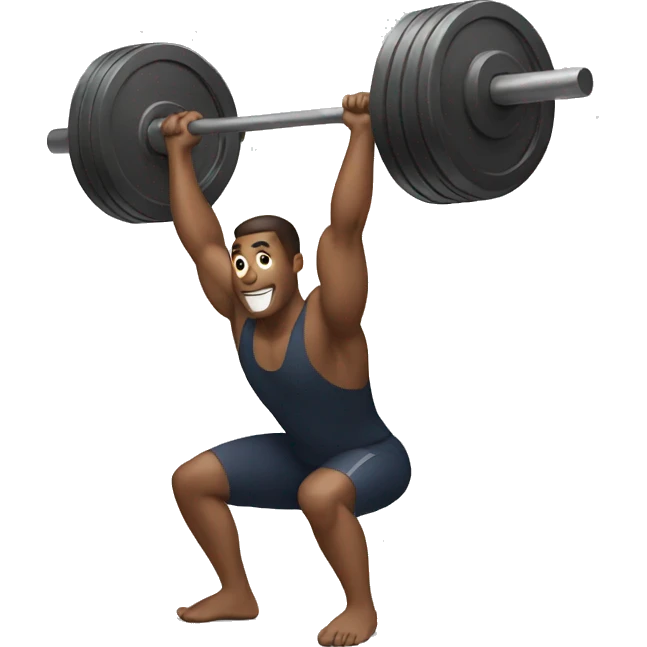 Man lifting emoji
