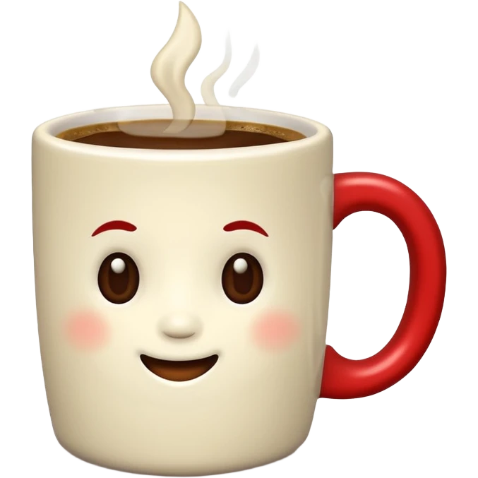 Christmas vanilla coffee emoji