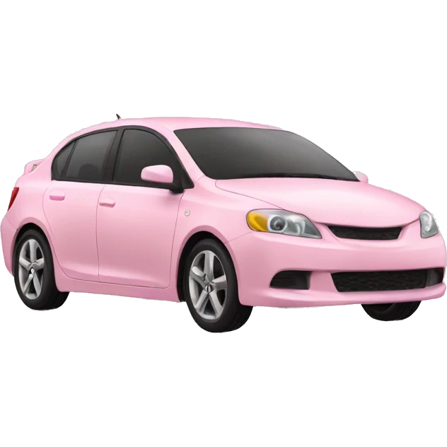 light pink car emoji
