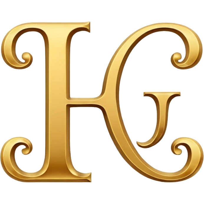 Oldenglis faunt letter E and letter J emoji