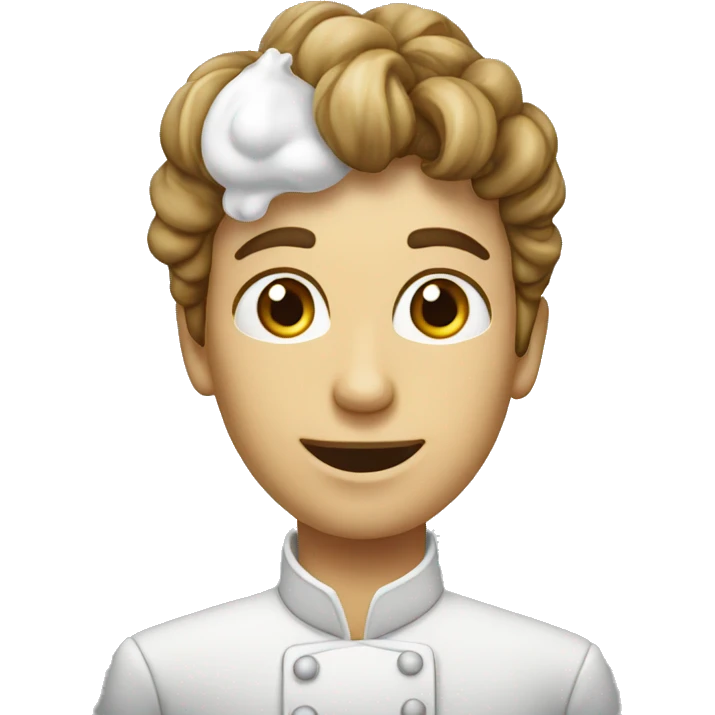 Récipient avec chantilly  emoji