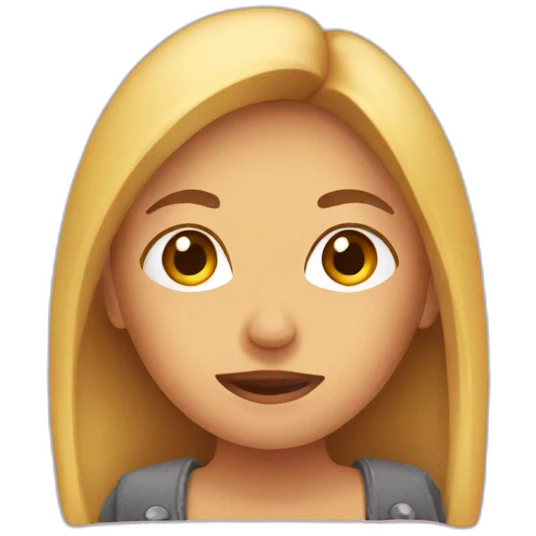 A women hiding emoji