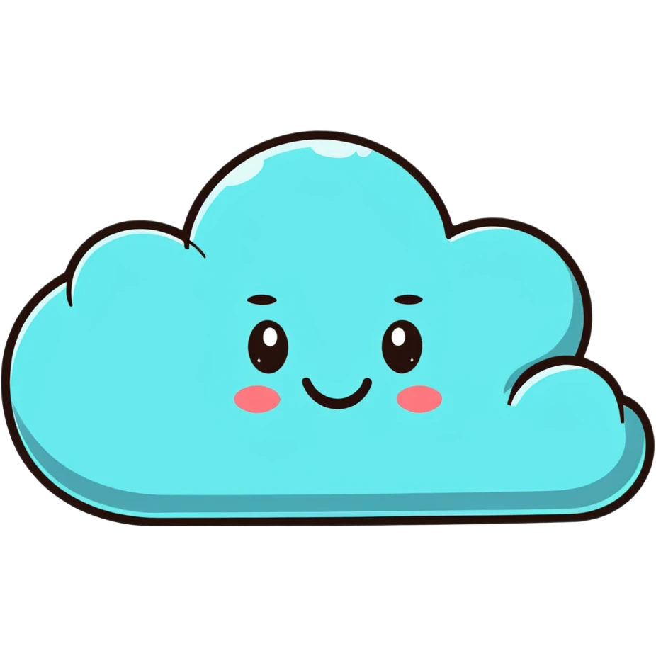 happy cloud emoji