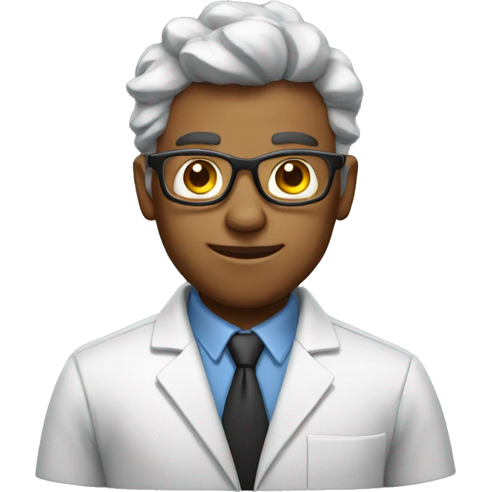 muscular nerd scientist emoji  emoji