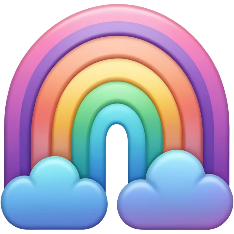 Rainbow pastel  emoji