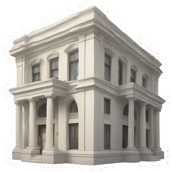 Building with architectural details emoji