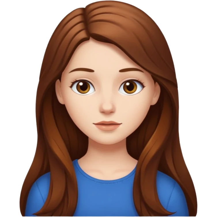 white girl with no bum emoji