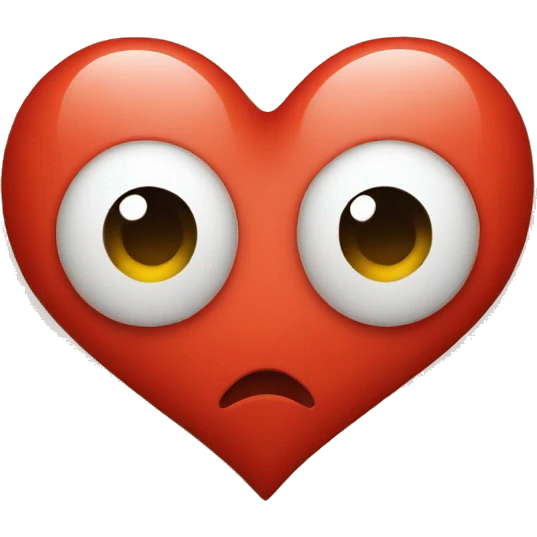 red ios heart emoji