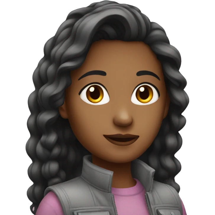 Girl with pretty face emoji