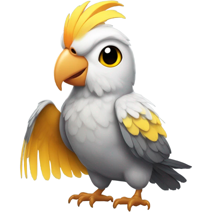 cockatiel bird emoji