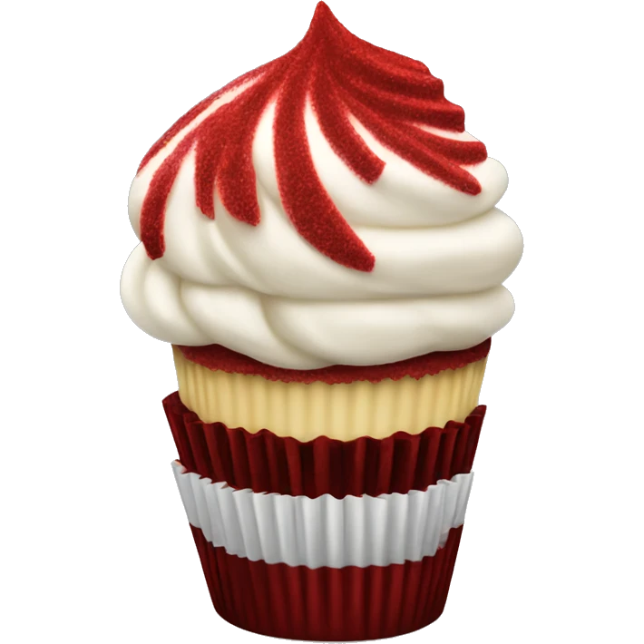 Red velvet cupcake  emoji