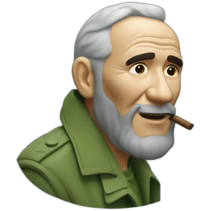Fidel castro smoke emoji