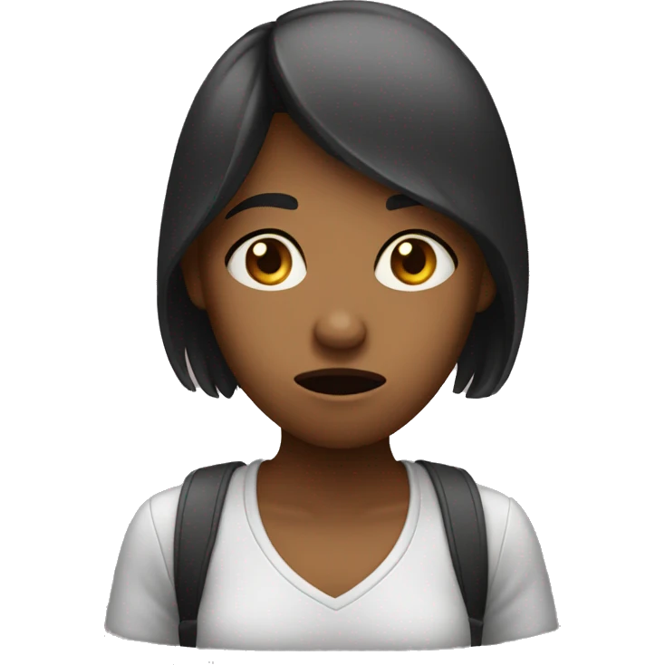 confused girl emoji