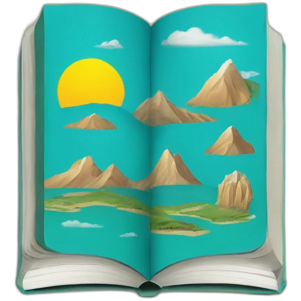 book cover about kazakhstan emoji
