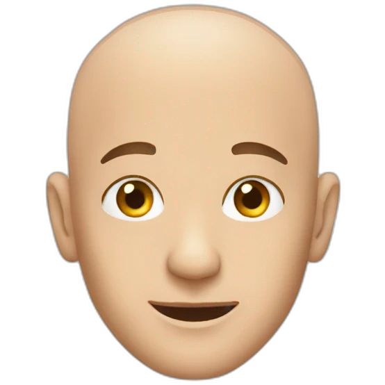 bald man Logo emoji