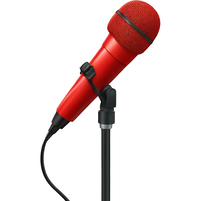 news channel redmike named Red  microphone emoji