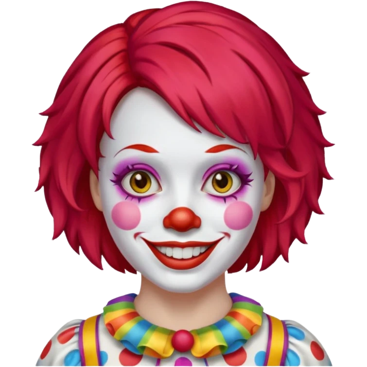 Clown woman emoji