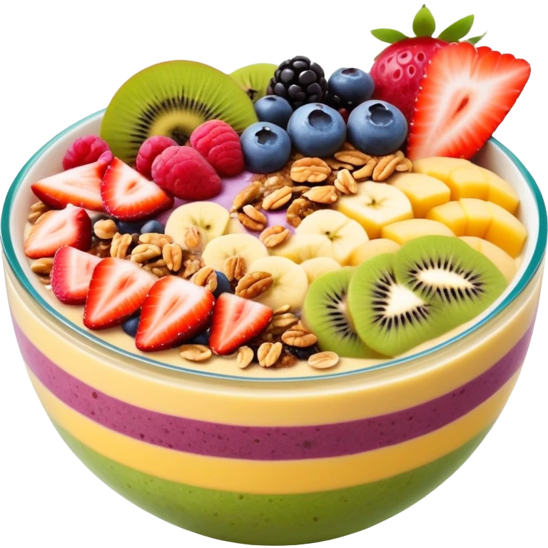 Smoothie bowl emoji