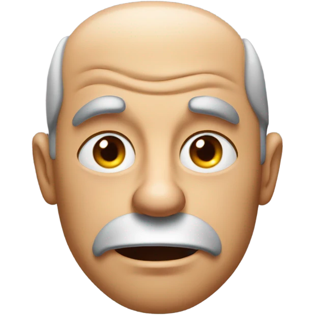 Disgusted face emoji