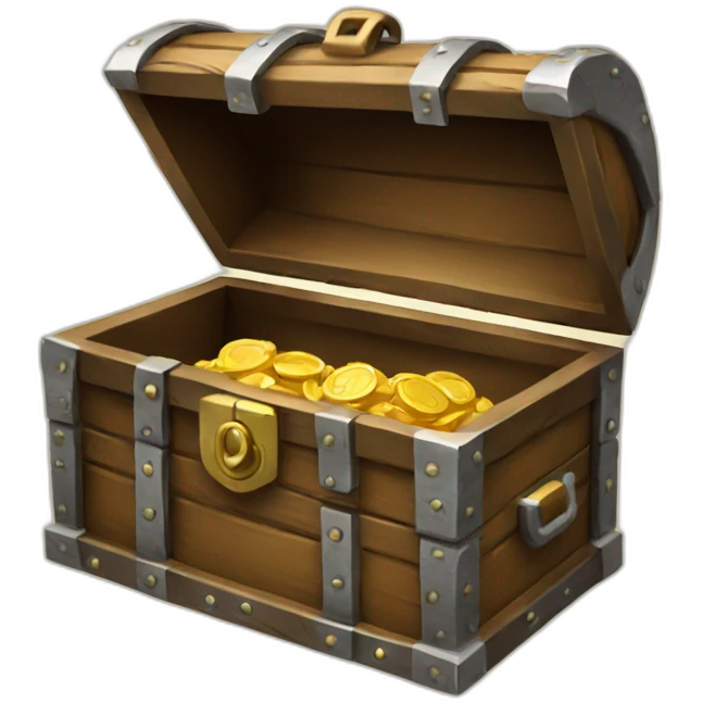 Treasure chest emoji