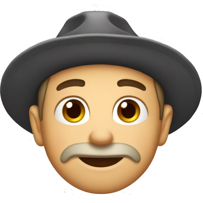 Chico morocho con gorra para atras emoji