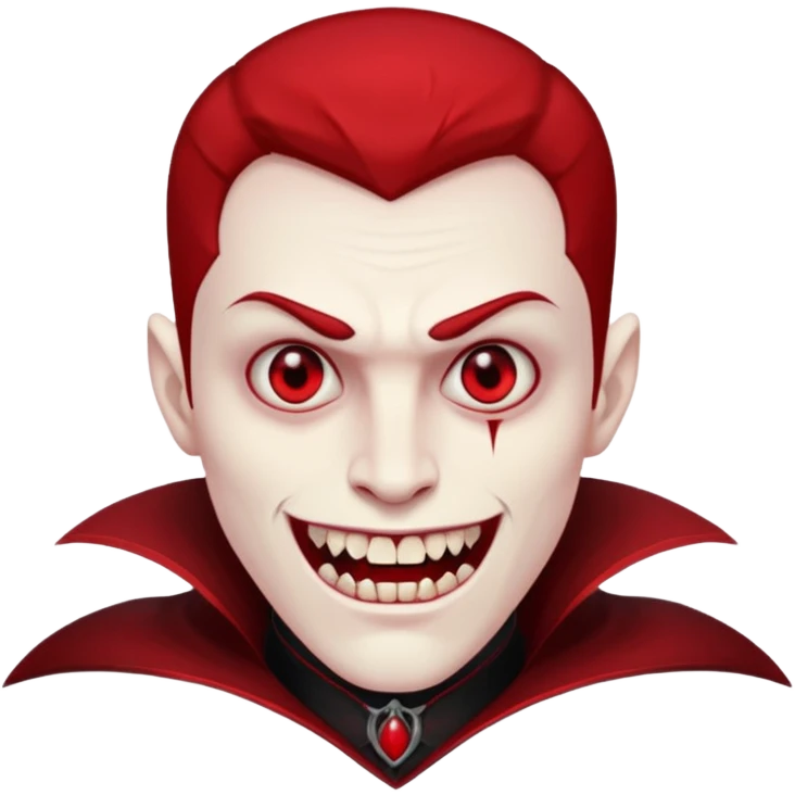 red vampire man emoji