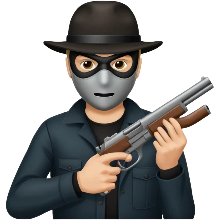 Bank robber emoji