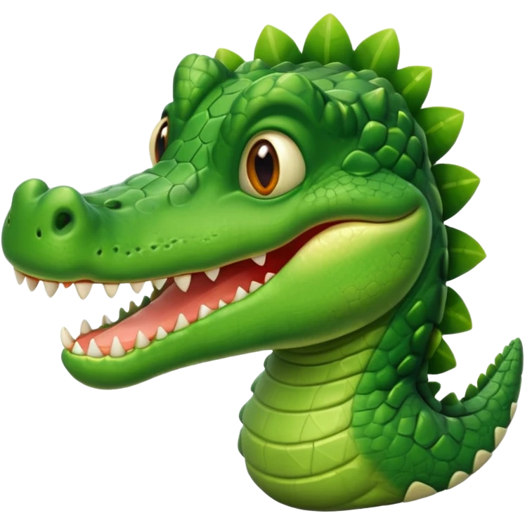 cute crocodile emoji