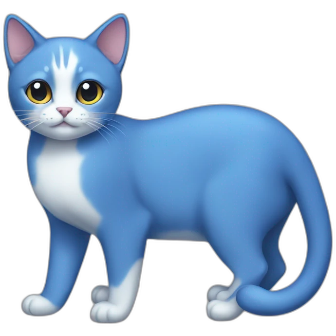 Blua cat emoji